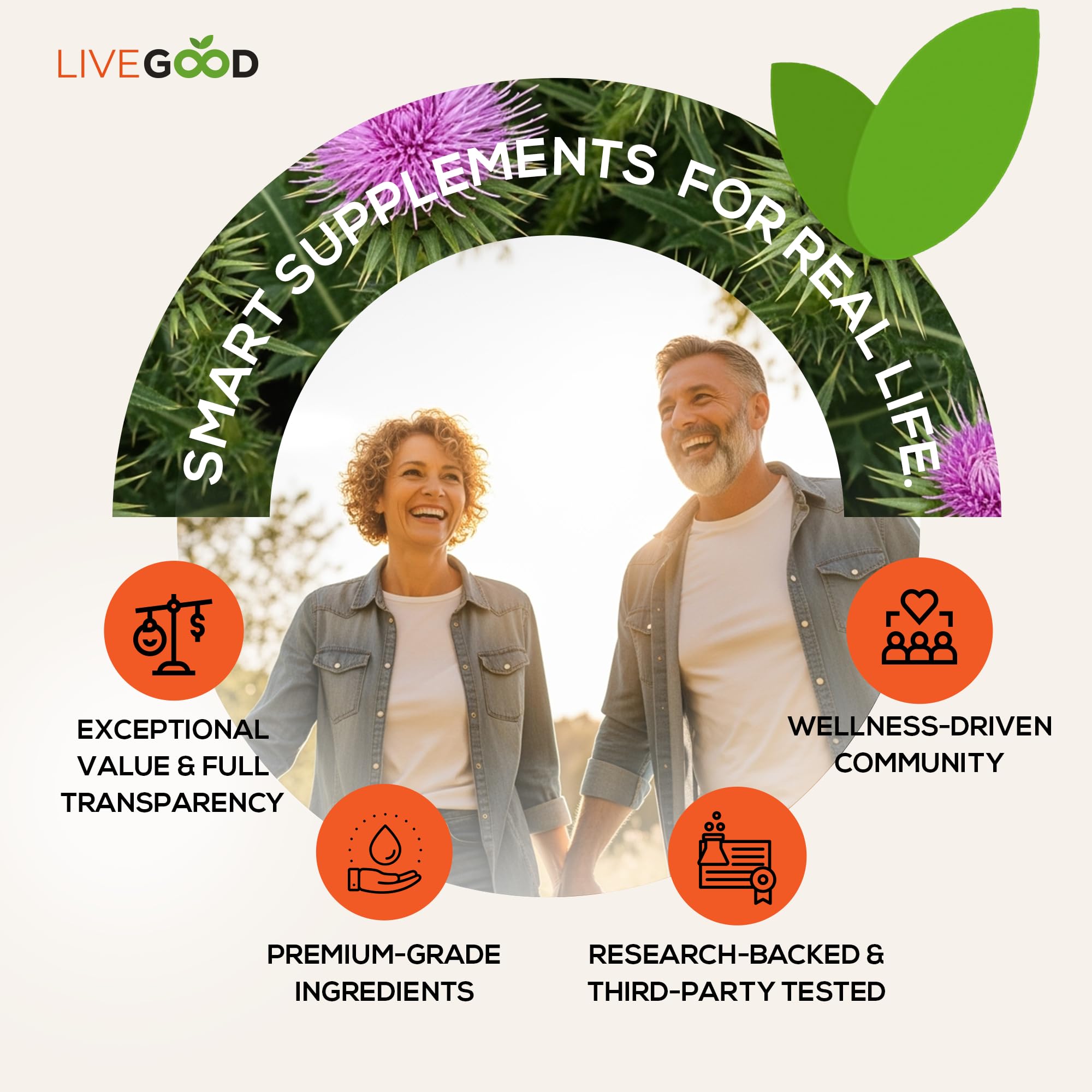 LIVEGOOD acide alpha-lipoïque — soutien des processus métaboliques du foie.
