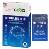 LIVEGOOD Bandelettes Sublinguales: format pratique avec absorption rapide pour une clarté mentale instantanée.