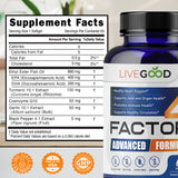 LIVEGOOD Factor 4 — Capsules softgel faciles à avaler pour usage quotidien.