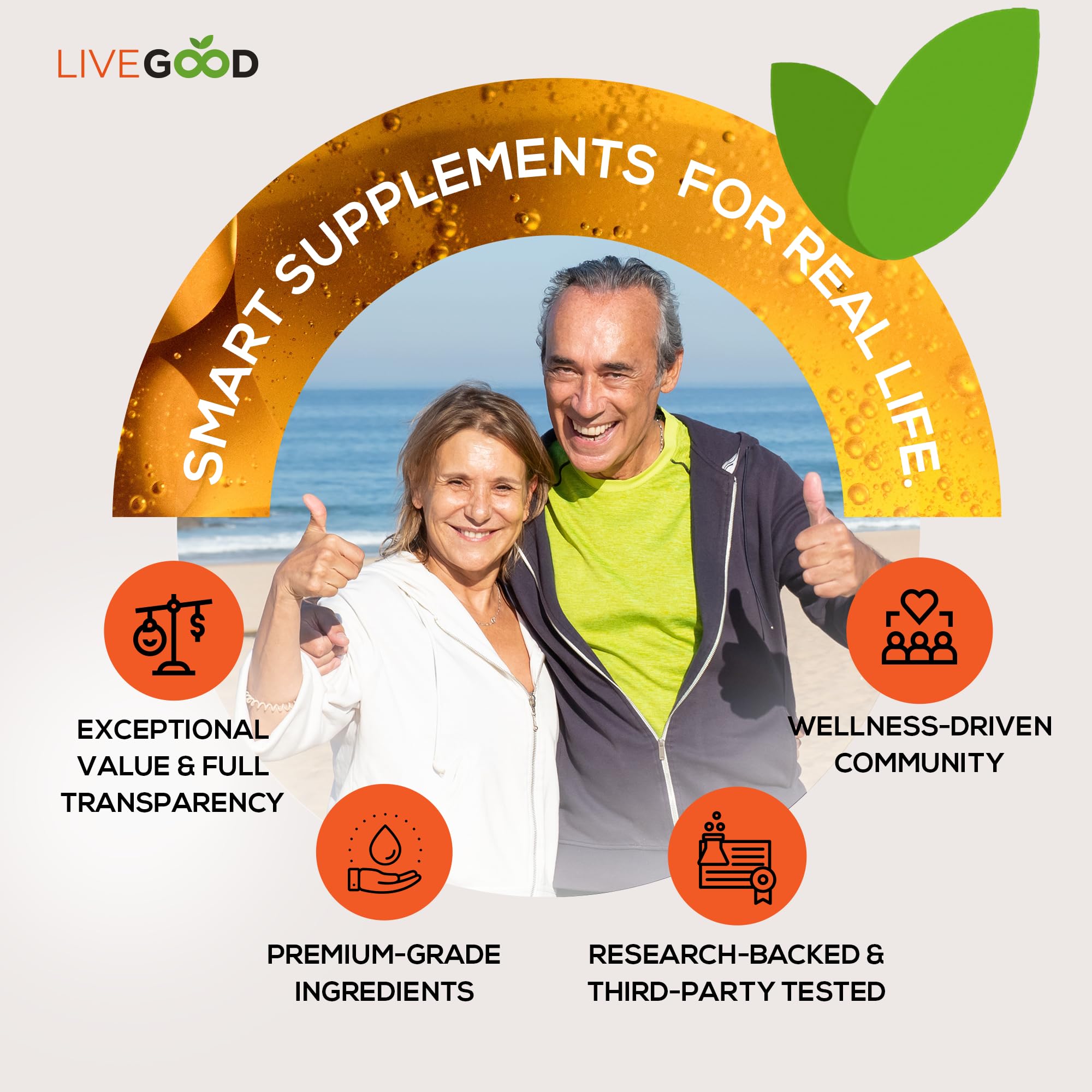 LIVEGOOD Factor 4 — Fabriqué aux États‑Unis selon des normes strictes.