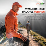 Étiquette LIVEGOOD Vitalité Hommes, symbole de transparence et qualité.