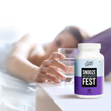 Table de chevet Snooze Fest LIVELY VITAMIN CO pour une nuit paisible.