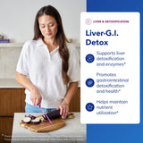 Pure Encapsulations Liver-G.I. Detox: extraits curcuma et chardon-Marie visibles, soutiennent la santé hépatique