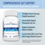 Liver Medic emballage gélules, accès facile à la routine digestive.