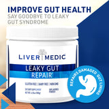 Liver Medic Glutamine — ingrédient clé pour soutenir l’intégrité intestinale.