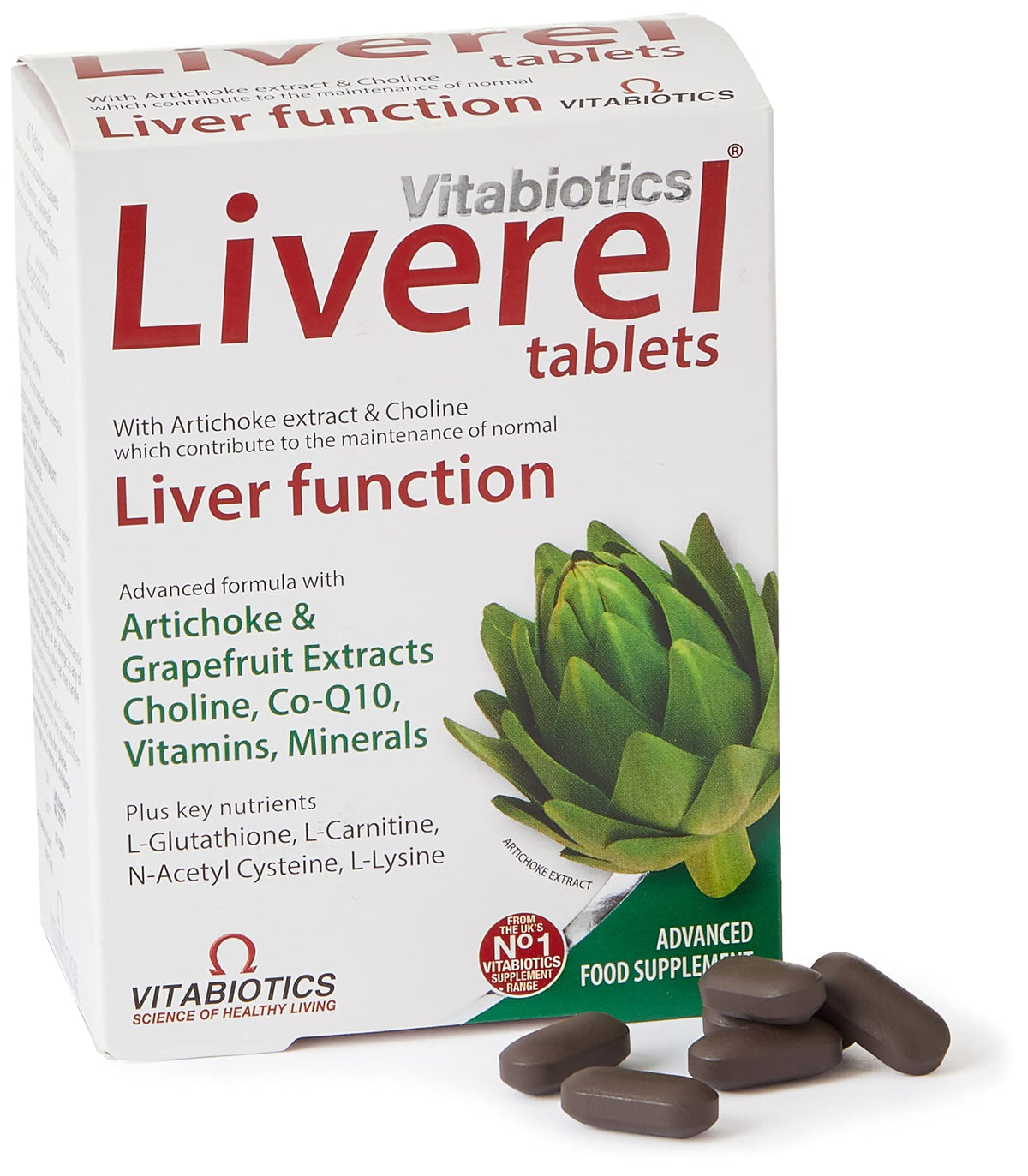 Liverel tablettes 60-boite: pratique dans la routine quotidienne.