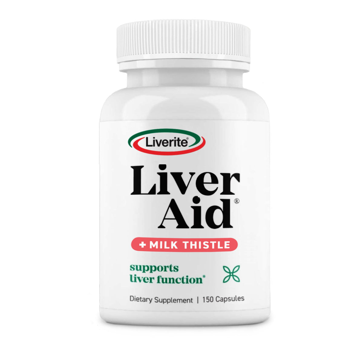 Liverite Liver Aid en gelules dans le flacon, peut soutenir la fonction hépatique et l'énergie.