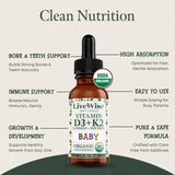 Gouttes sans arôme Live Wise Naturals, goût neutre pour toute la famille