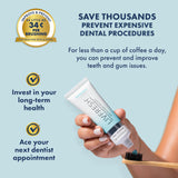 Coffret LIVFRESH deux dentifrices gel menthe sur étagère