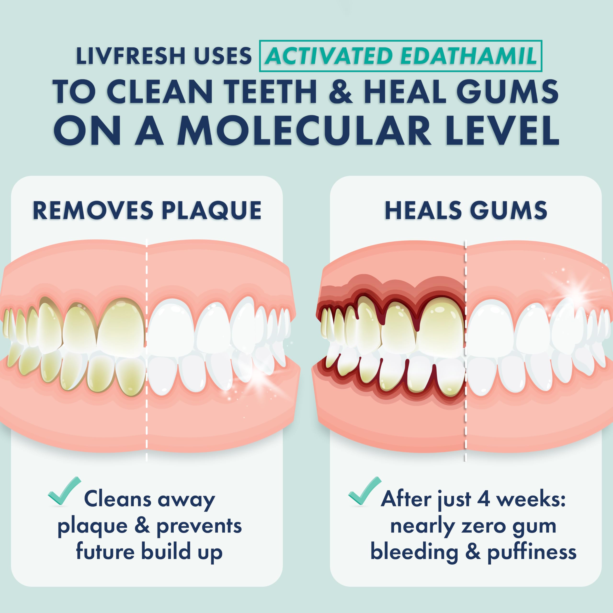 LIVFRESH Gel Dentaire – application douce et rafraîchissante après chaque brossage