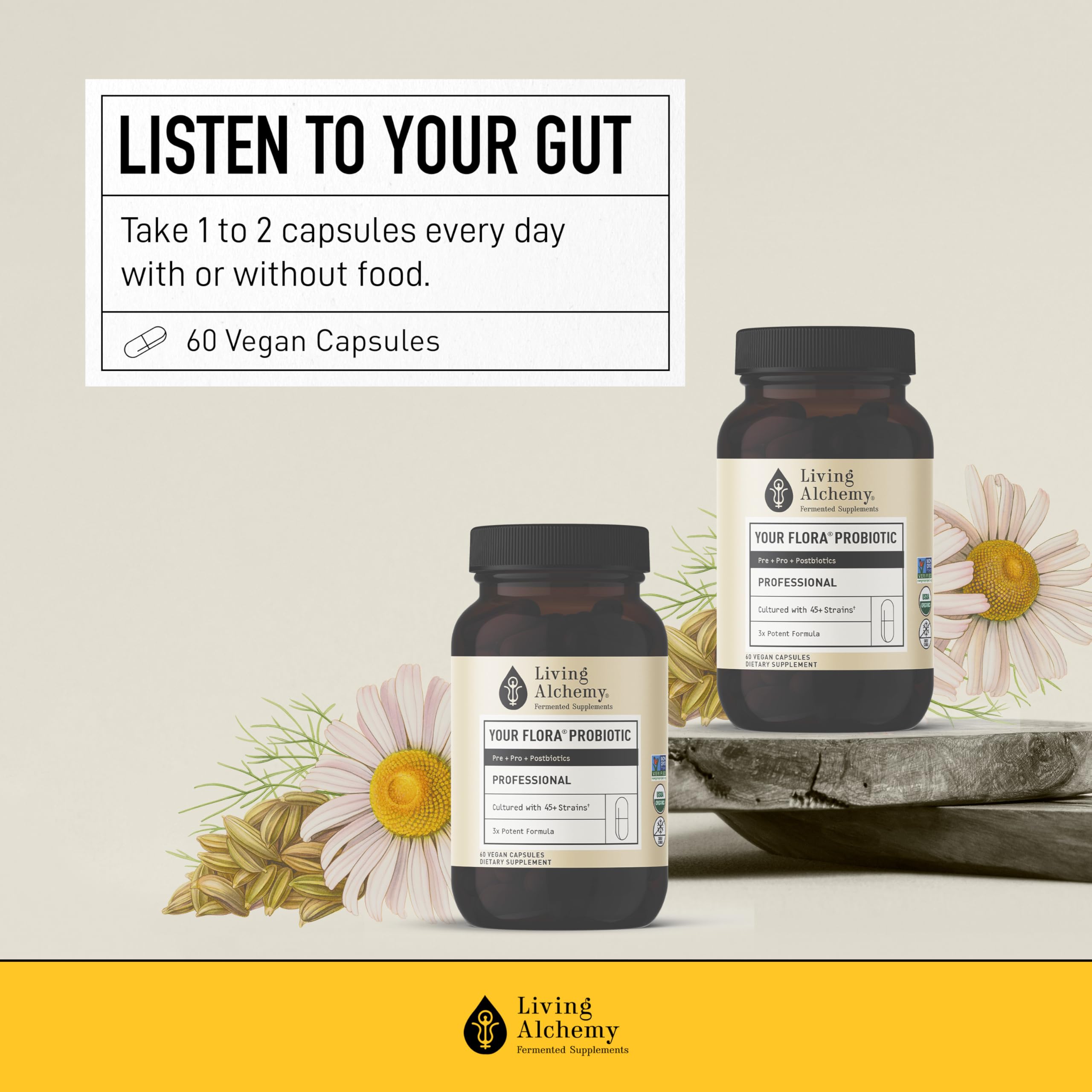 Living Alchemy: capsules véganes, adaptées aux régimes végétaliens.