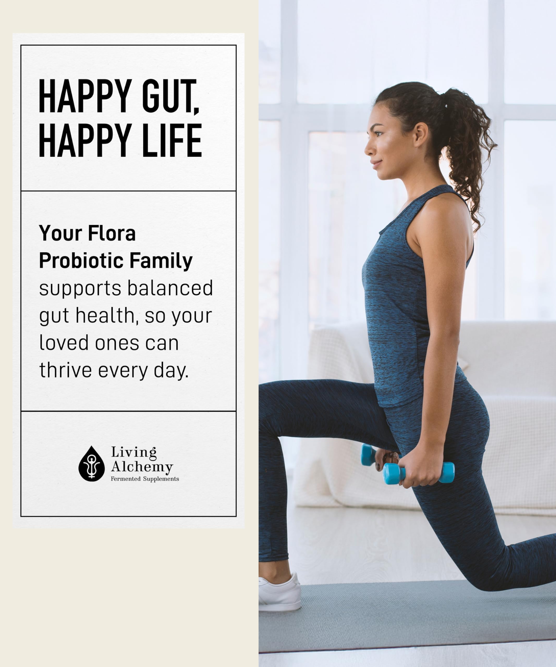 Living Alchemy Your Flora – plus de 45 souches bénéfiques pour l’équilibre intestinal