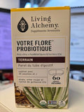 Living Alchemy Your Flora Terrain – ingrédients fermentés visibles apportant des nutriments potentiellement bio-disponibles.