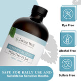 Living Well with Dr. Michelle – formule sans alcool pour une expérience de rinçage douce.