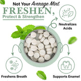 RE-Mints Living Well with Dr. Michelle boîte ouverte révèle les pastilles menthe