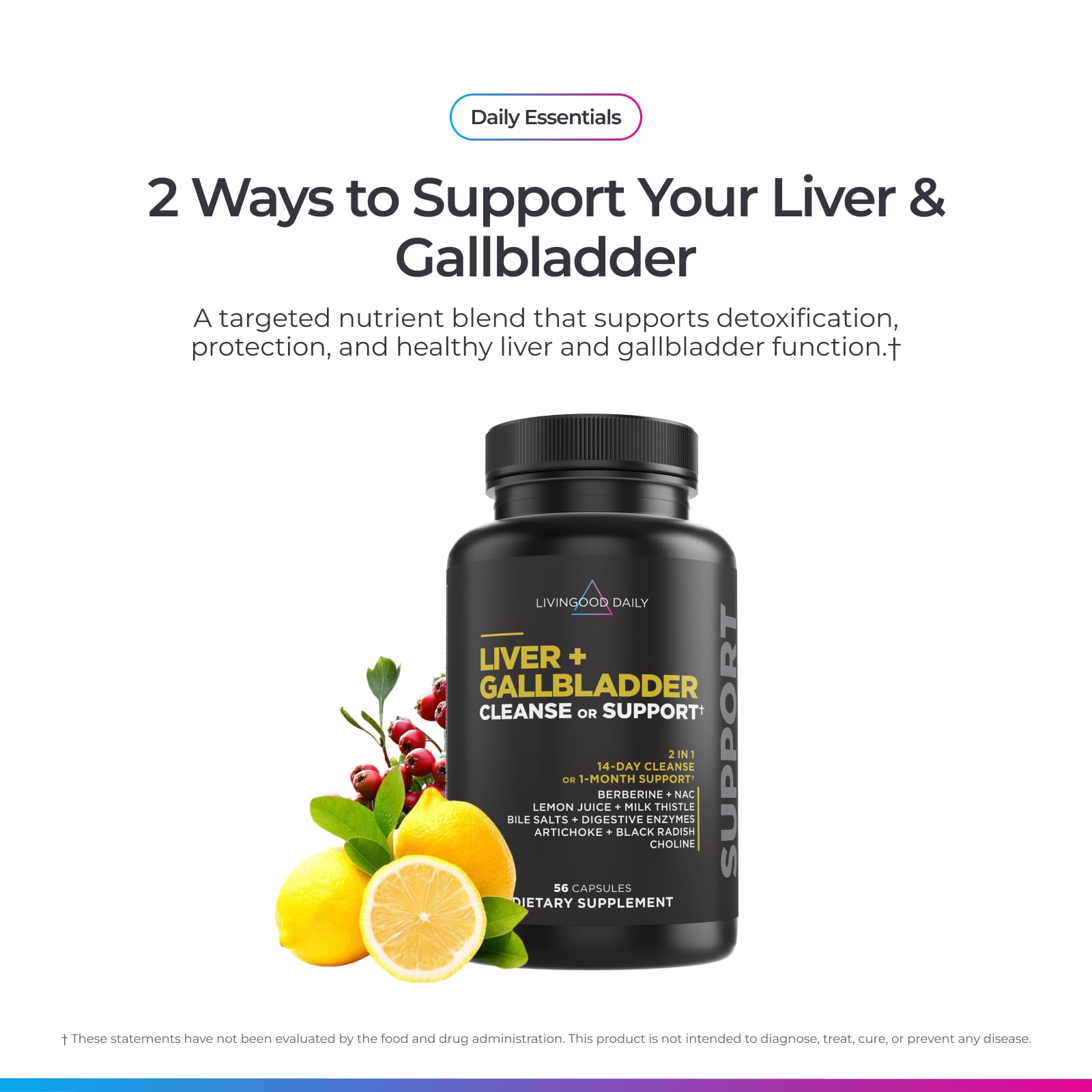 Livingood Daily – capsules digestives pour soutien quotidien