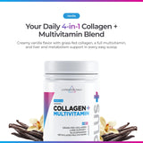 Doseur Livingood Daily Collagène Vanille pour dosage précis.