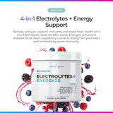 Mélange Berry Frost dans un smoothie pour énergie et hydratation durables.