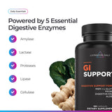Ingrédients clés Livingood Daily Gut Cleanse: L-glutamine et aloe pour le confort digestif.