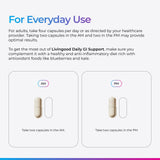 Étiquette propre Livingood Daily Gut Cleanse, sans OGM et gluten.