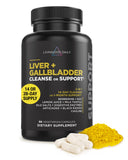 Livingood Daily – flacon montrant le nettoyage foie et vésicule biliaire, soutien naturel