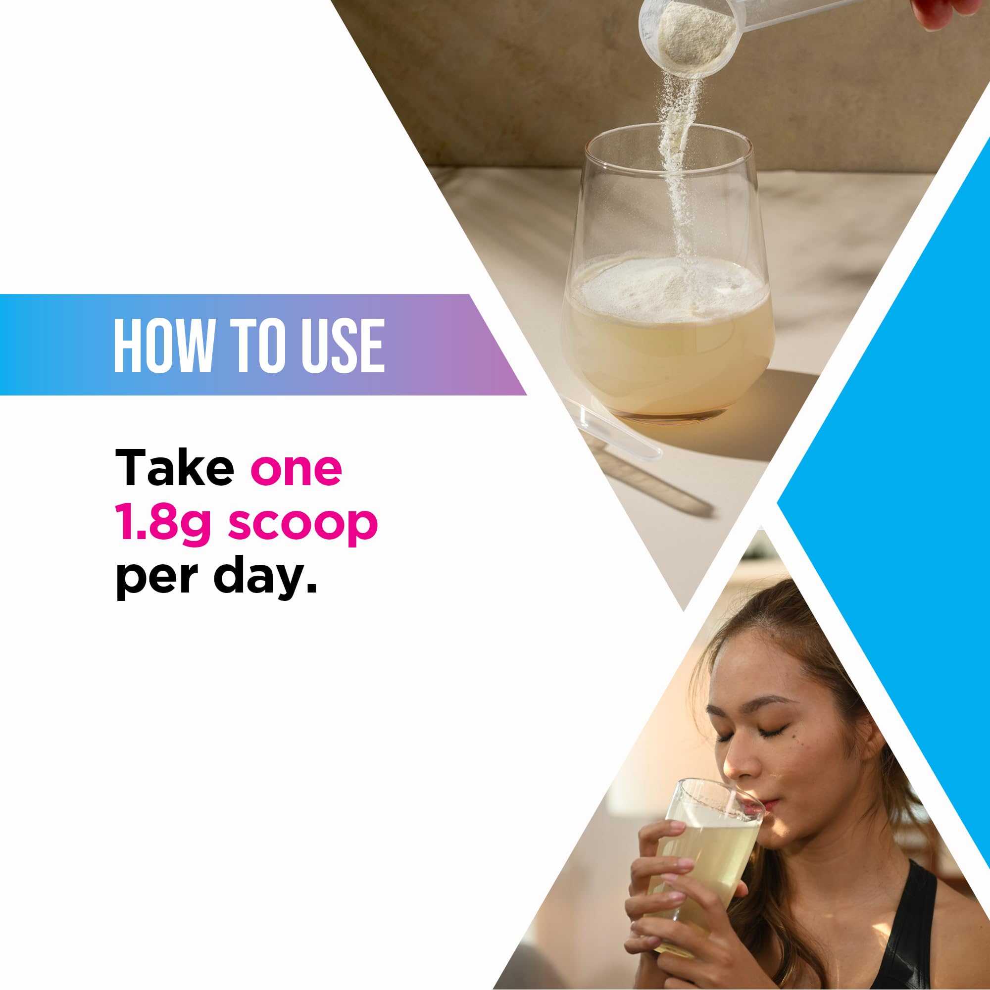 Livingood Daily Poudre – mélange 3-en-1, pratique pour le bien-être intestinal.