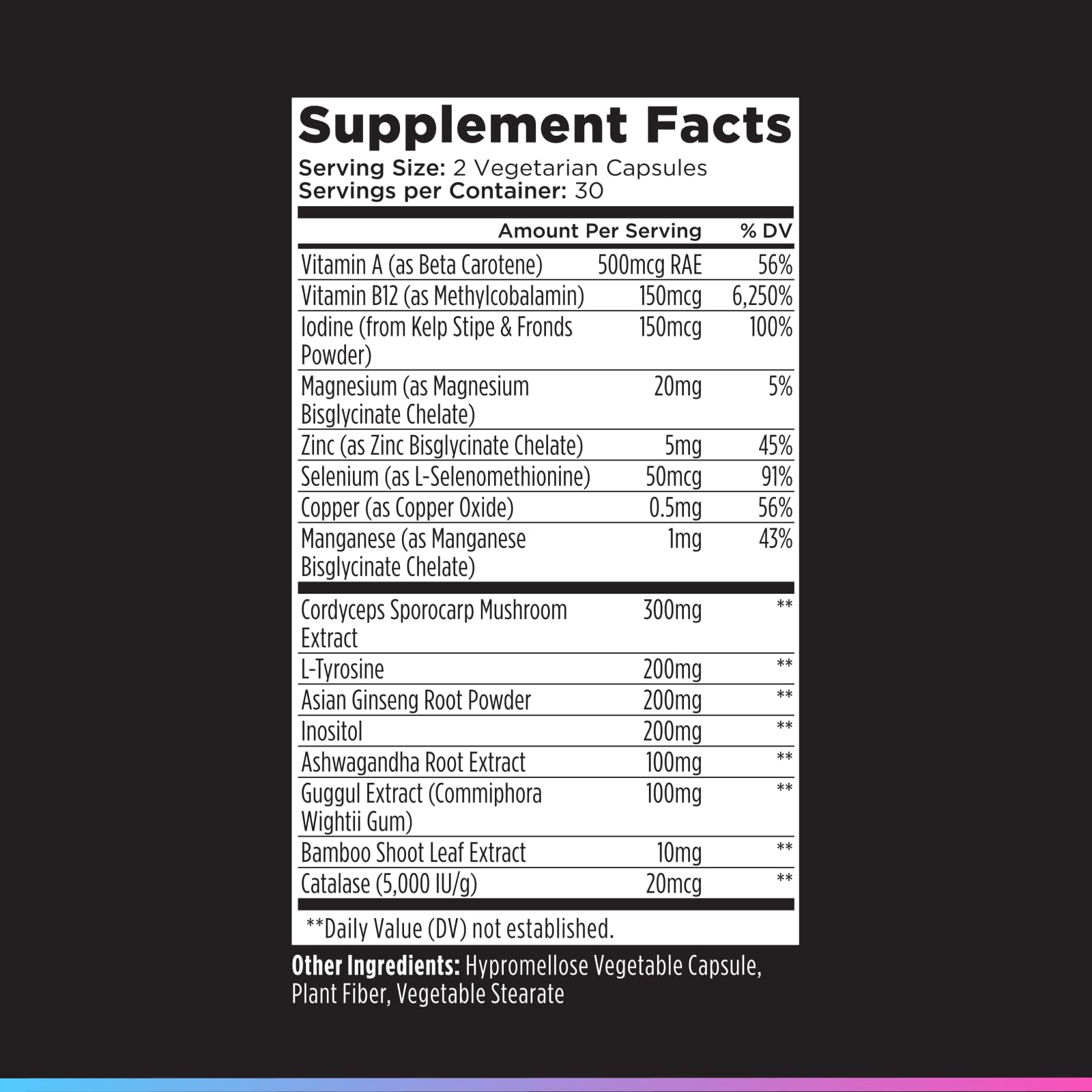Sans gluten et végétarien, Livingood Daily Thyroid Support convient à divers régimes.