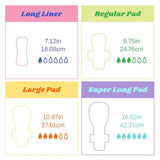 Livlit pack-dix-unités-nuit : paquet de 10 protections ultra-longues.