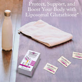 LivOn Laboratories Glutathione liposomal préparation dans l'eau, utilisation simple.