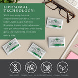 Absorption potentielle améliorée avec liposome LivOn Lypo-Spheric ALA.