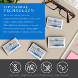LivOn Lypo-Spheric B Complex Plus : étiquette sans gluten, sans produits laitiers ni sucre.