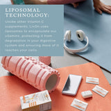 LivOn vitamine C liposome, capsules 1000 mg, absorption améliorée.
