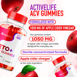 Boîte LIVORKA ActivLife Keto ACV Gummies, étiquette claire et facile à lire.
