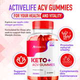 Gomme rouge LIVORKA ActivLife Keto ACV, texture agréable pour consommation rapide.