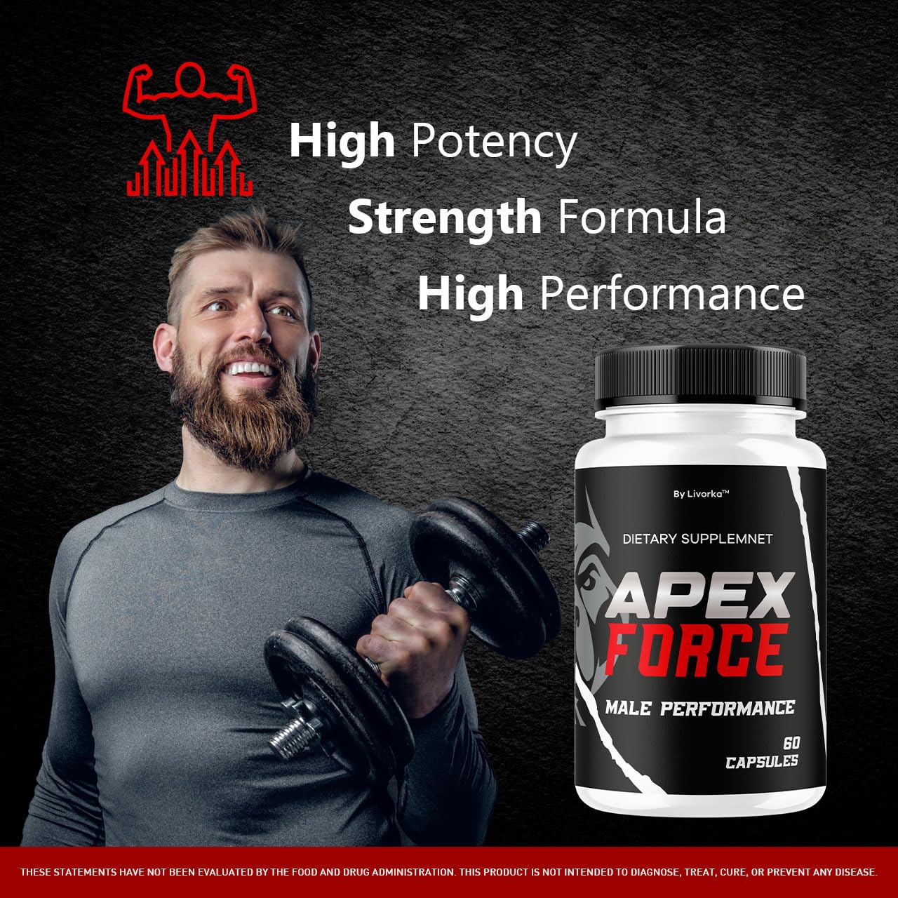 Capsules Apex Force rapprochées, forme compacte et ingestion facile