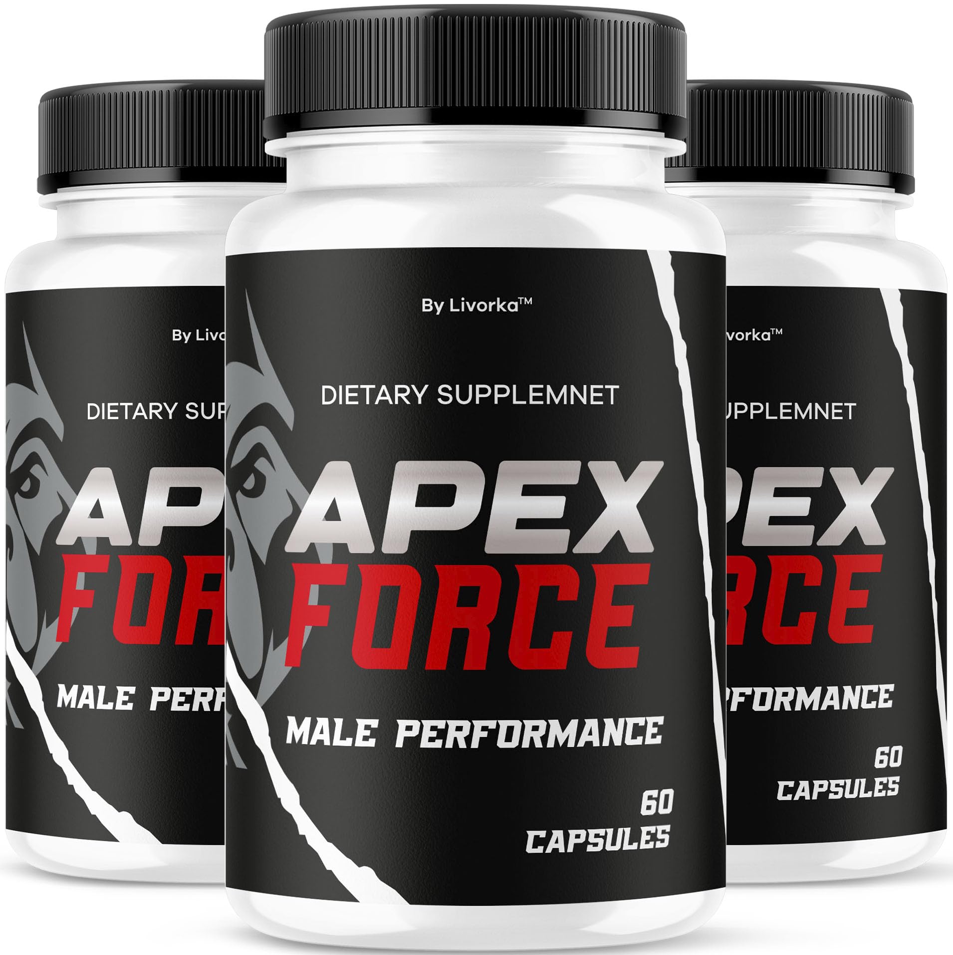 LIVORKA Apex Force : emballage soigné montrant la promesse naturelle du complément