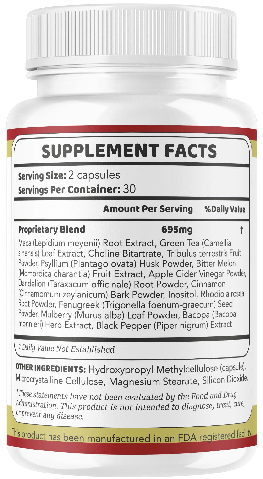 BloodBalance Plus – arrière du flacon, ingrédients naturels et transparence.