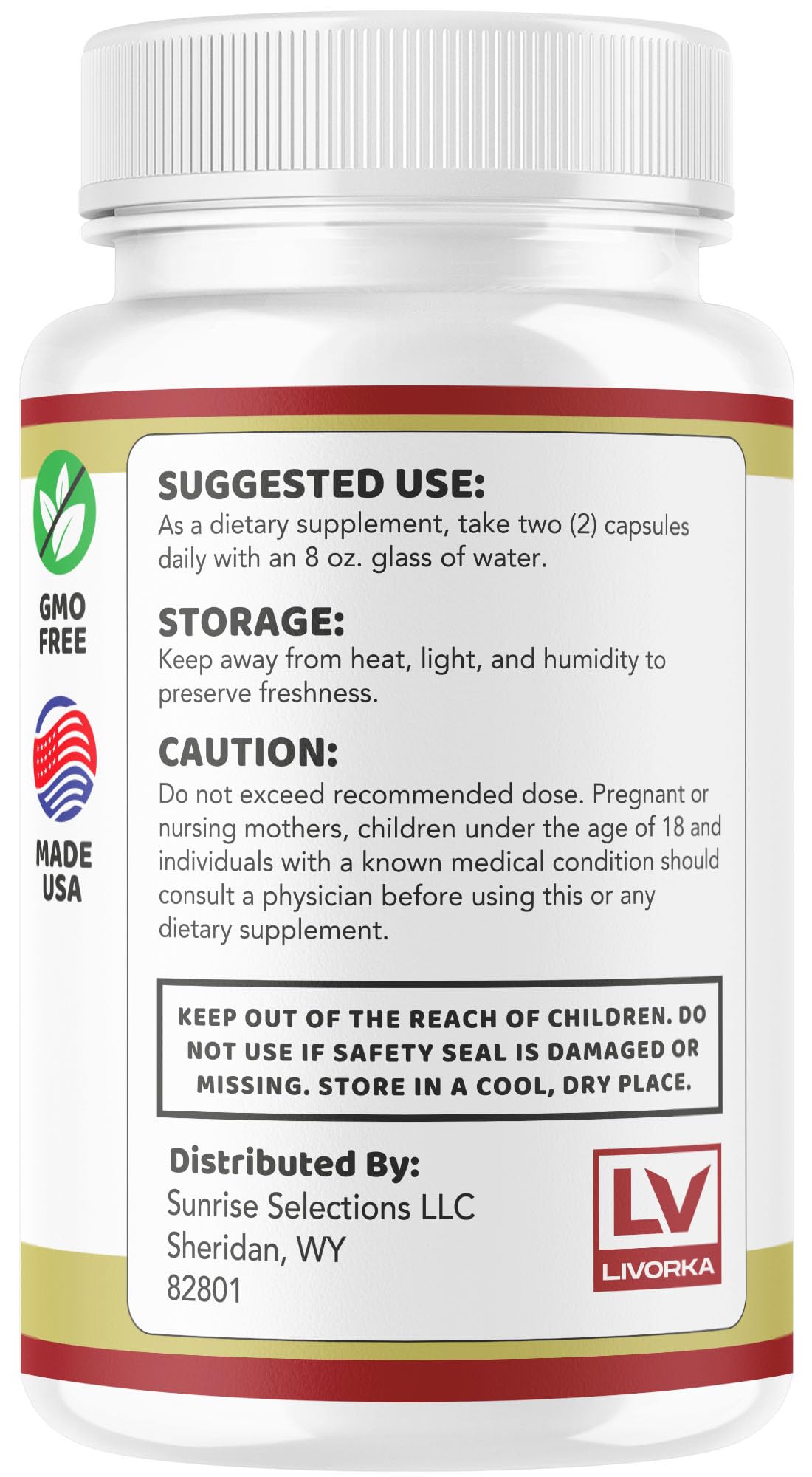 Emballage BloodBalance Plus LIVORKA, packaging pratique et clair.