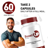 LIVORKA Boost Up – bouteille de gélules adaptée aux hommes.