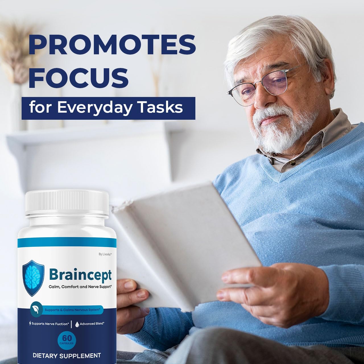 Braincept de LIVORKA: étui et emballage premium en vue