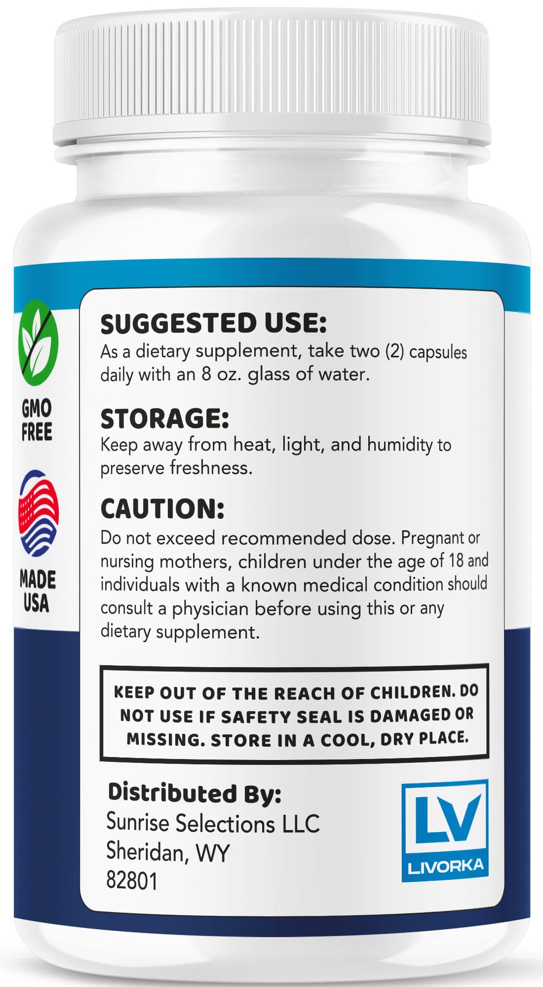 LIVORKA Braincept – prise quotidienne recommandée pour une routine régulière.