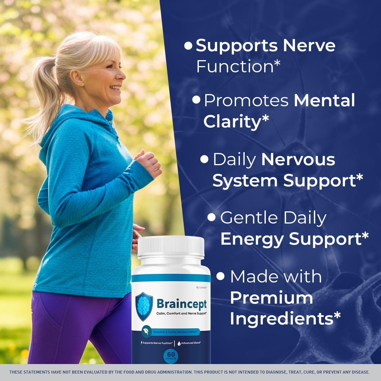 Braincept de LIVORKA: pack de deux boîtes pour deux mois d’utilisation