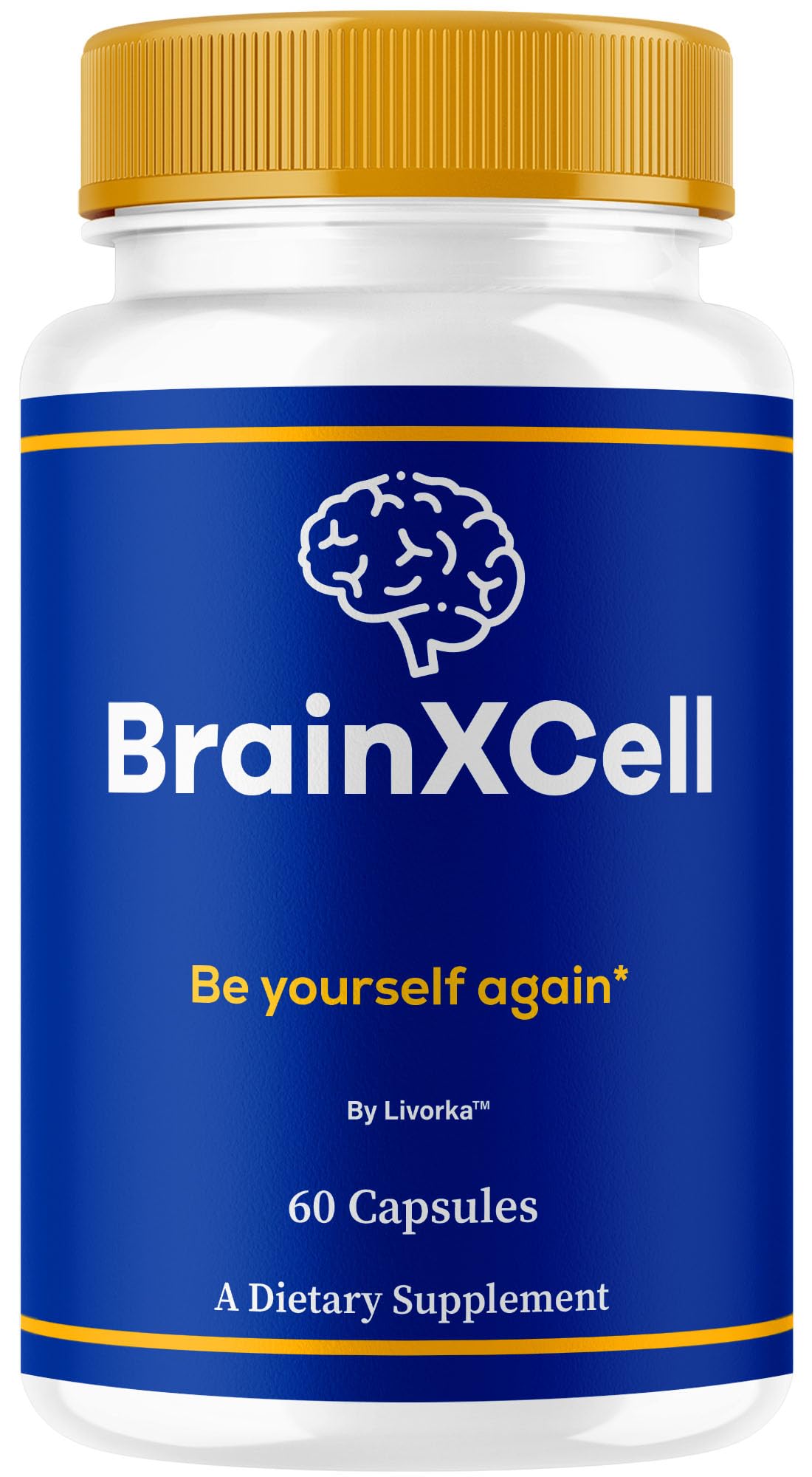 LIVORKA BrainXCell – bouteille ouverte, soutien cognitif potentiel dans la routine quotidienne