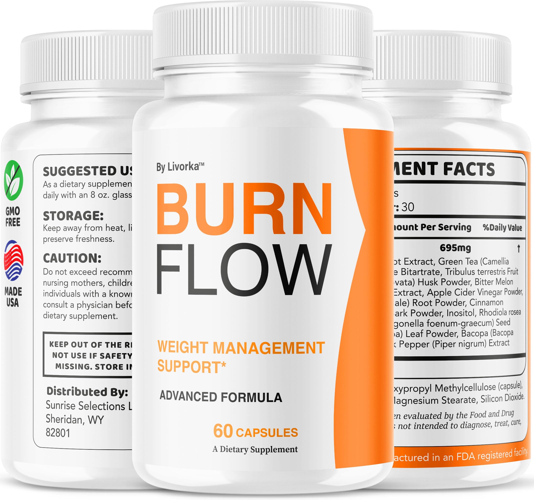 LIVORKA Burn Flow Emballage Détails — détails clairs pour une sélection éclairée.