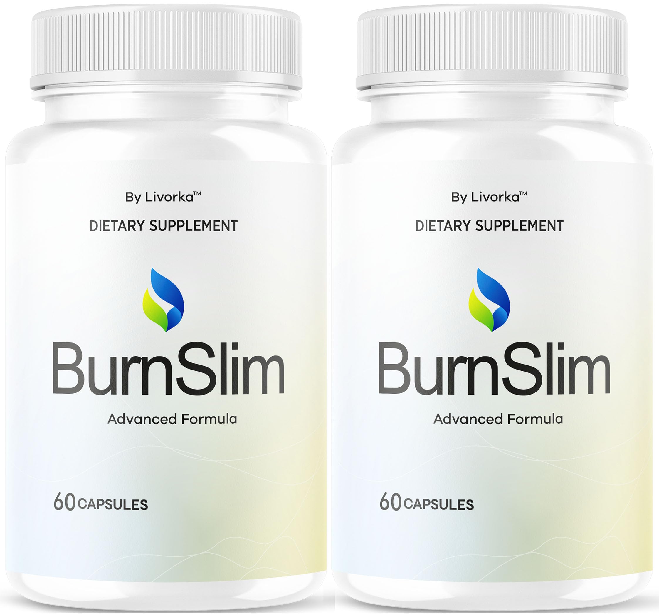 LIVORKA Burn Slim Capsules, bouteille pour routine quotidienne et énergie naturelle.
