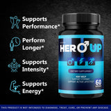 Étiquette Hero Up LIVORKA: ingrédients naturels et dosage recommandé.