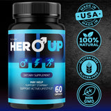Forme des pilules Hero Up: facile à prendre.