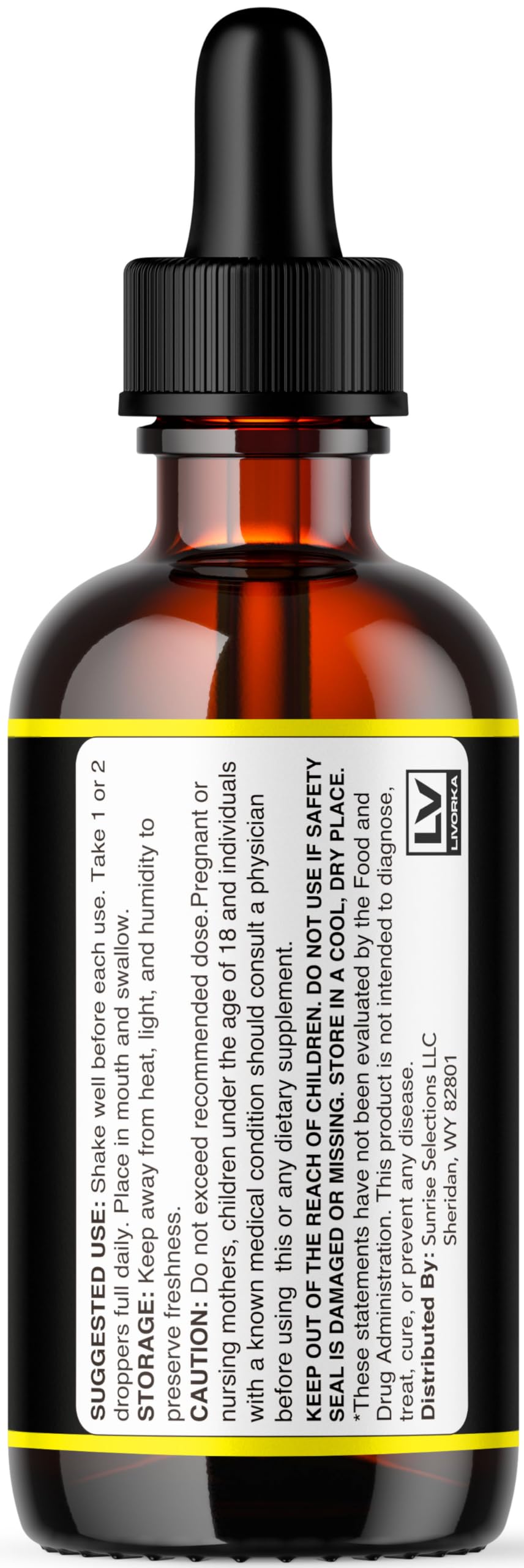 LIVORKA Défenseur Sucre - flacon élégant et ergonomique pour un dosage précis.