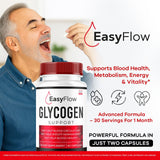 LIVORKA Easy Flow capsules visibles dans la bouteille, utilisation aisée.