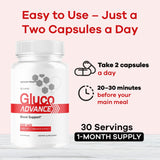 Ingrédients naturels mis en évidence pour Gluco Advance LIVORKA.